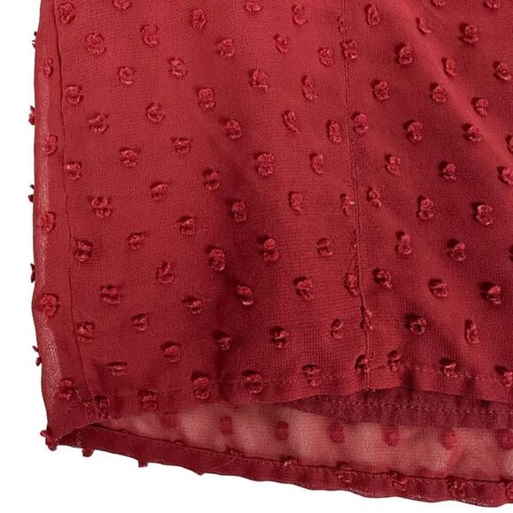 J. Crew Ruffle front top in clip dot size 0 - Picture 8 of 10